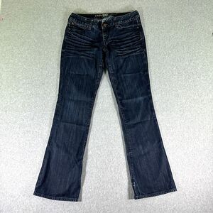 Express Women Jeans Blue Tag Size 4 (30x30) Low Rise Bootcut Stretch Denim